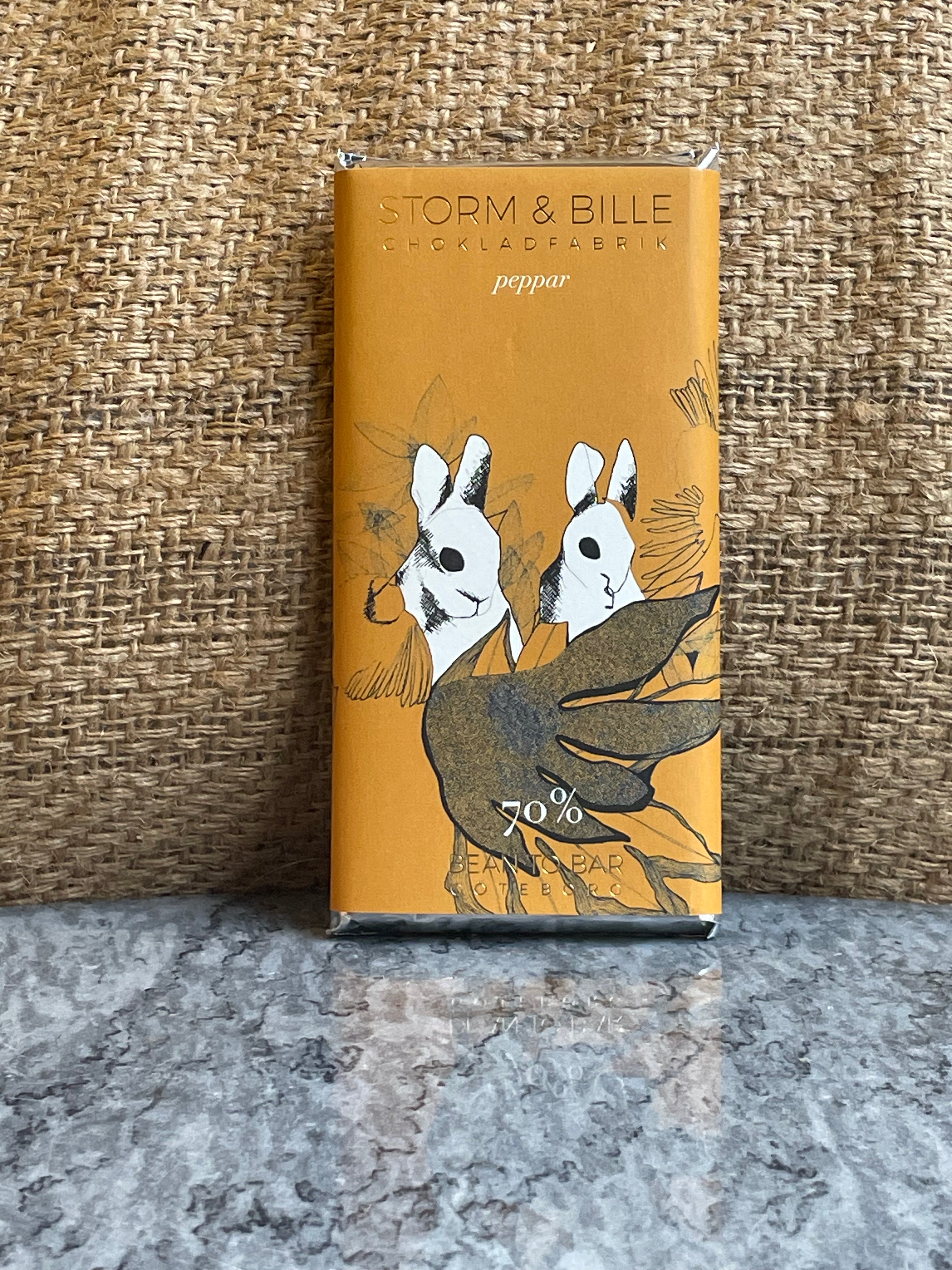 Chokladkaka 70% Peppar EKO 70g