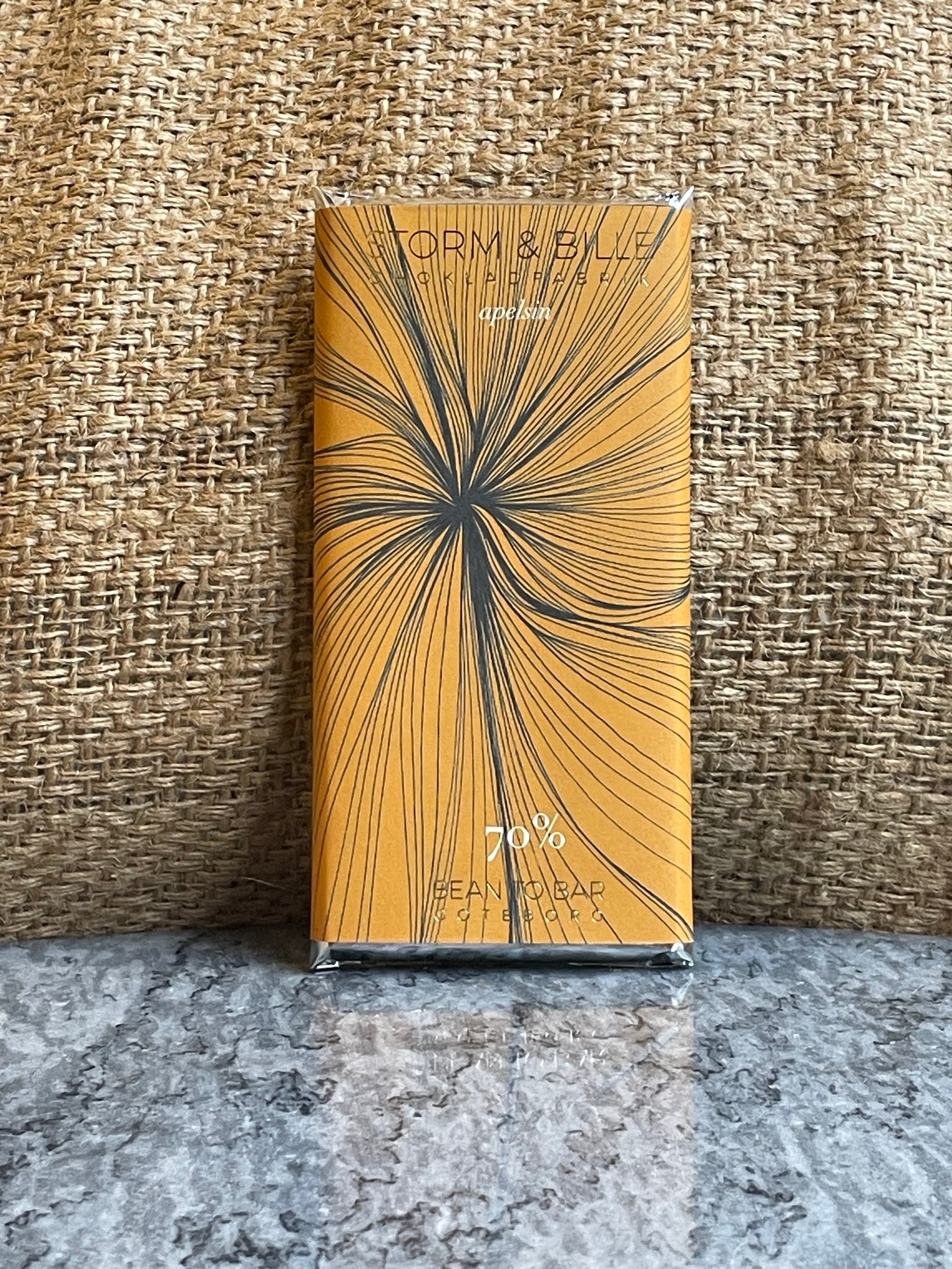 Chocolate cake 70% Orange BIO 70g