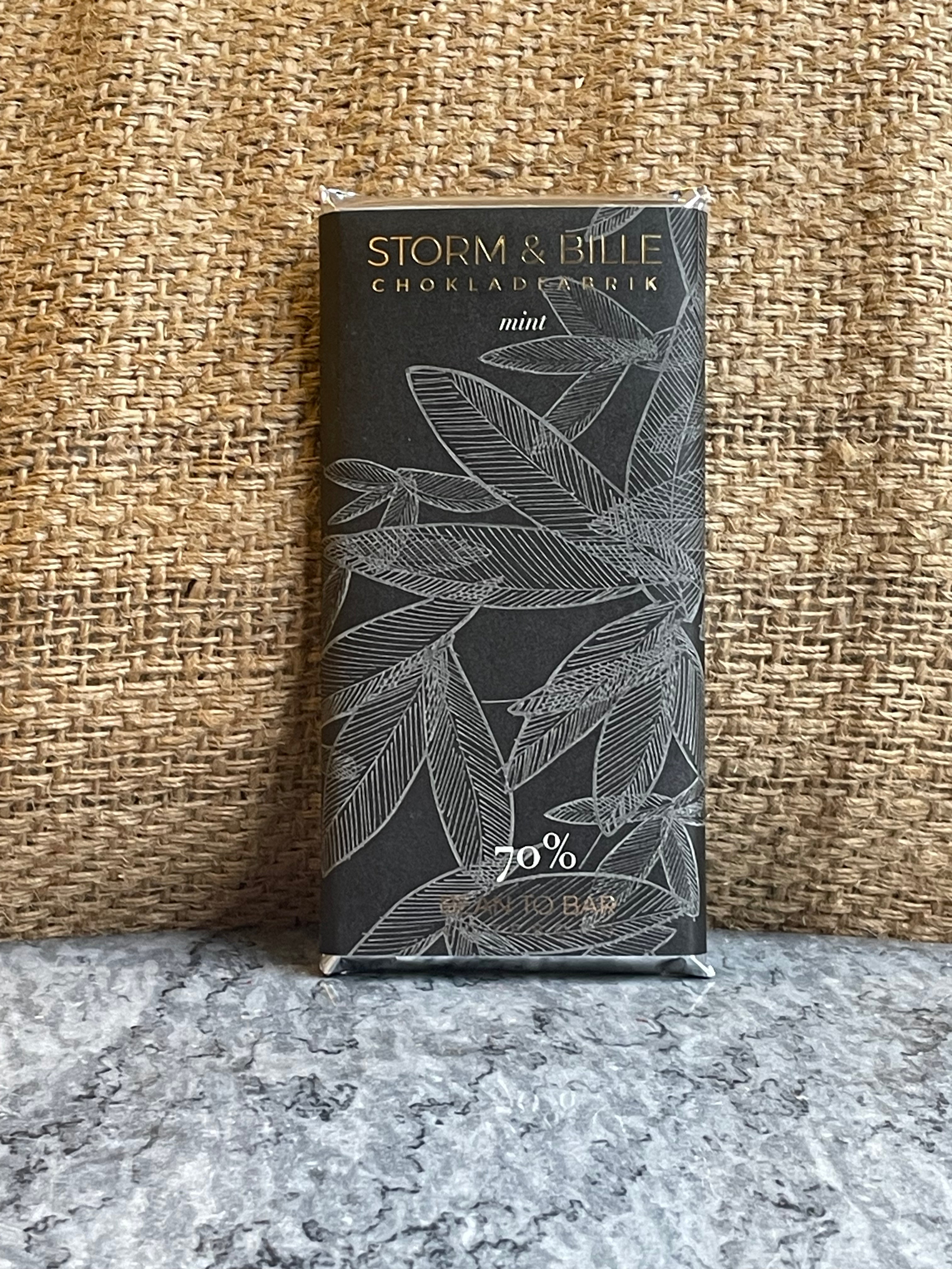 Chokladkaka 70% Mint EKO 70g