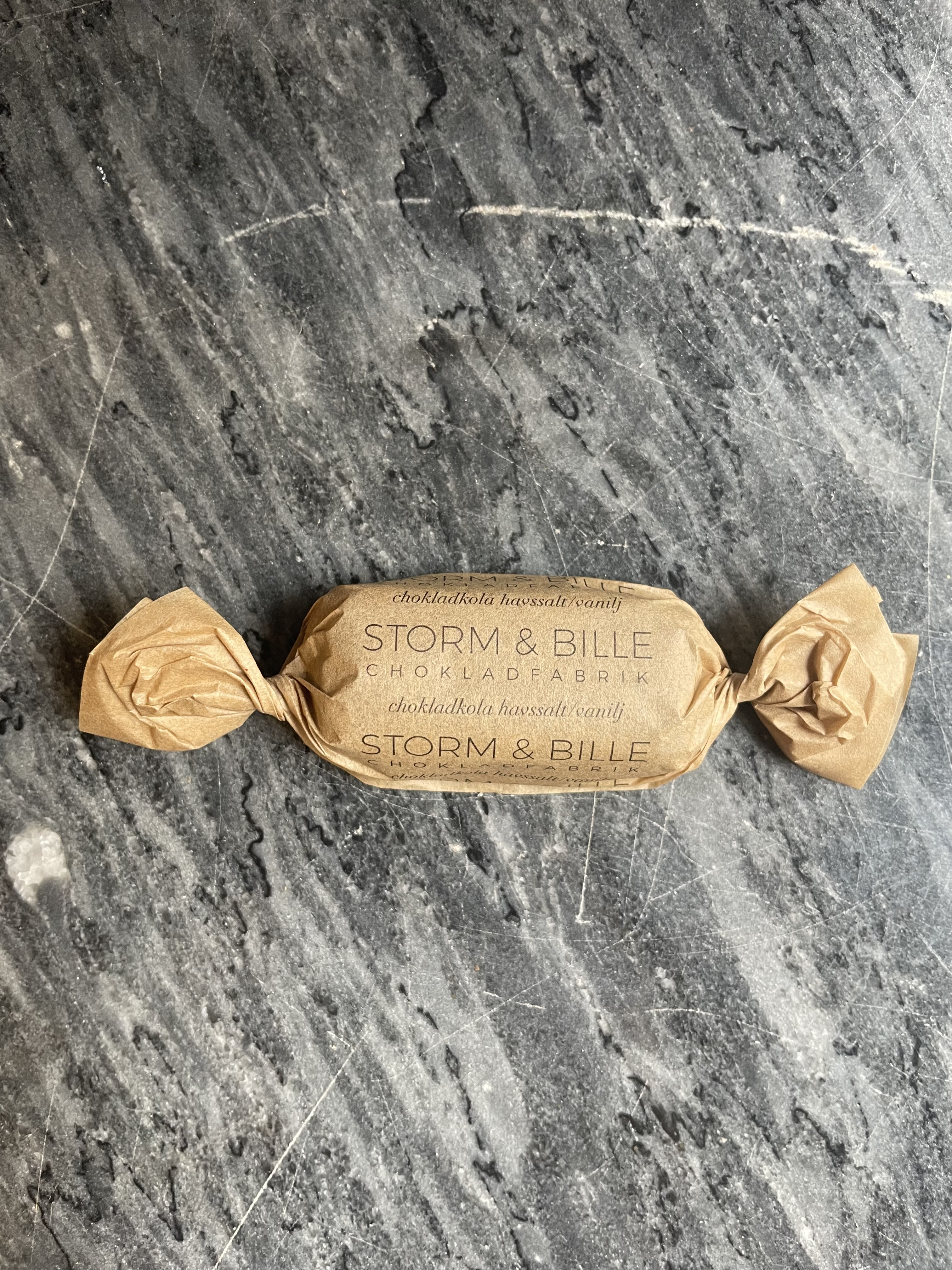 Chokladkola Havssalt/Vanilj (styck) 25g EKO