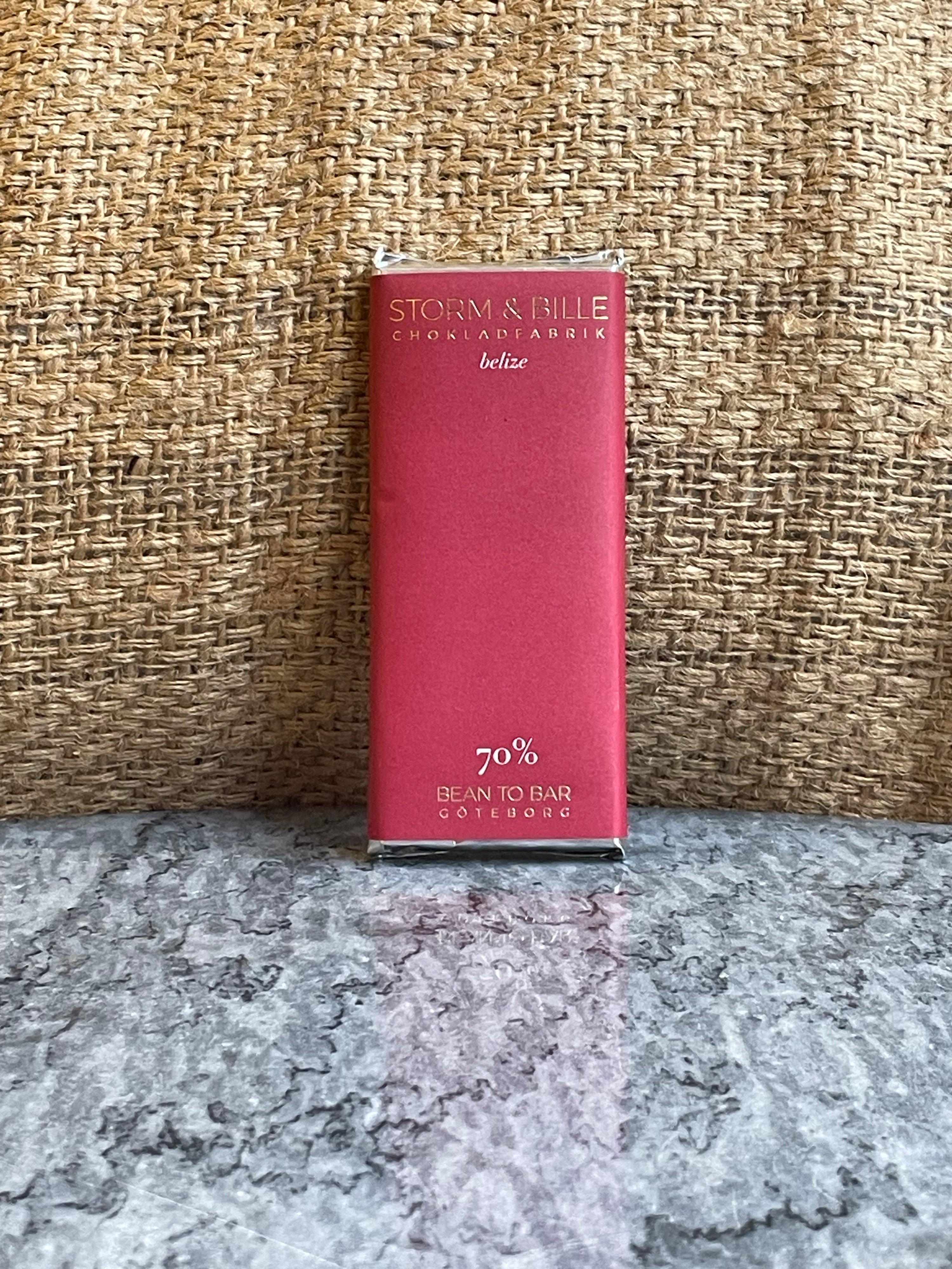 Chocolate cake 70% Belize ORGANIC 40g